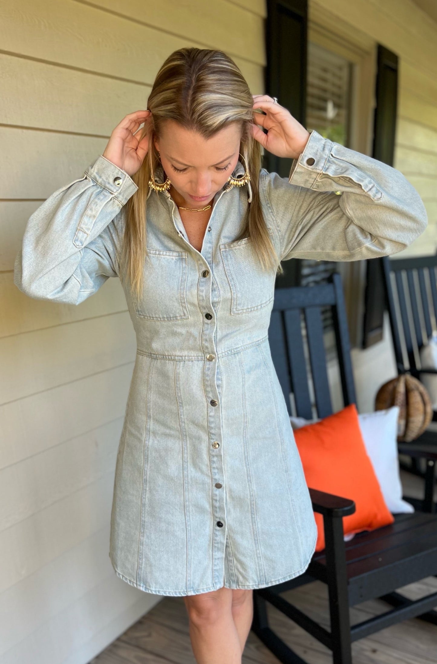 Little Darling Denim Dress