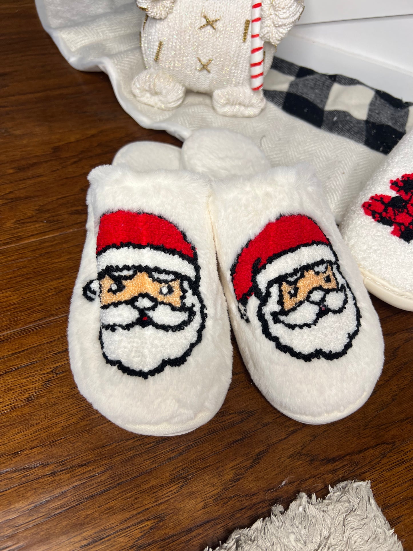 Women’s Santa Face Slippers