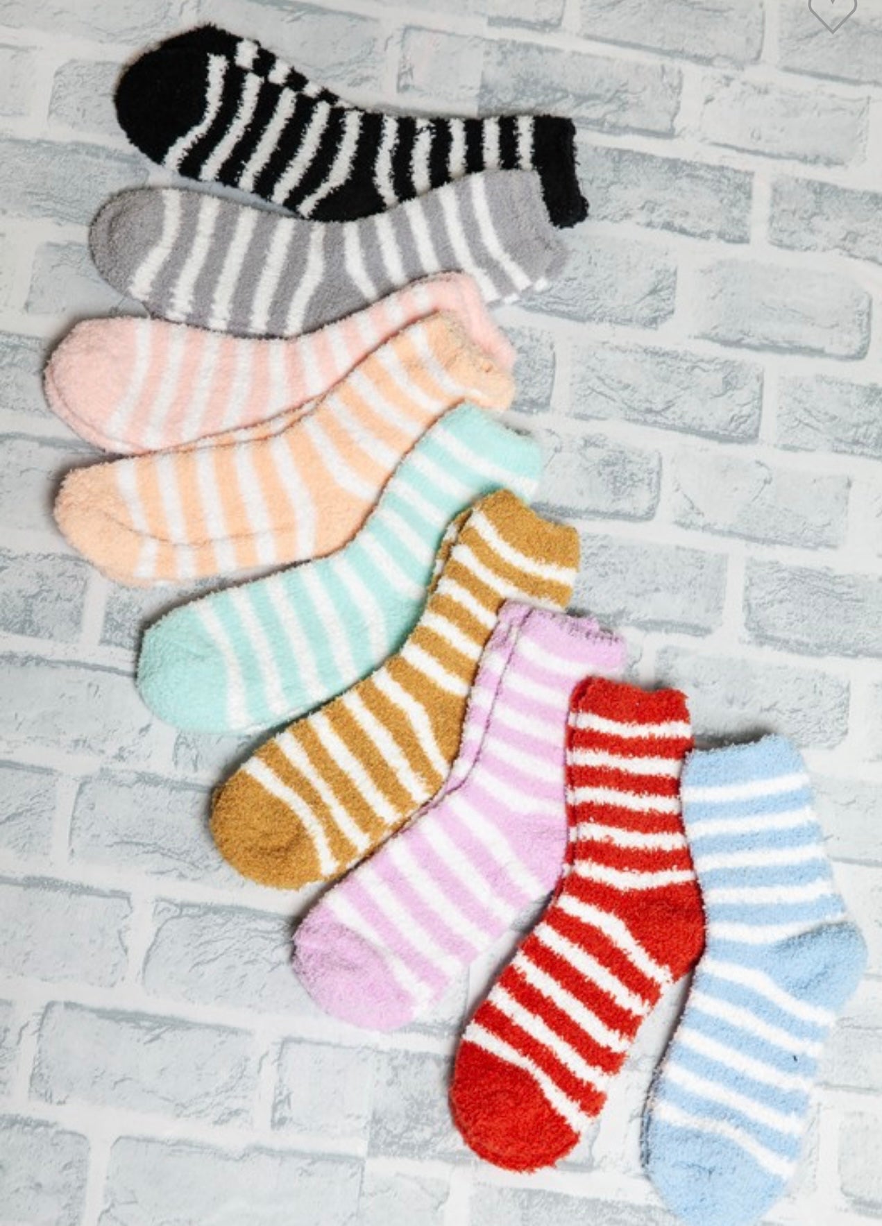 Women’s Cozy Fleece Stripe socks