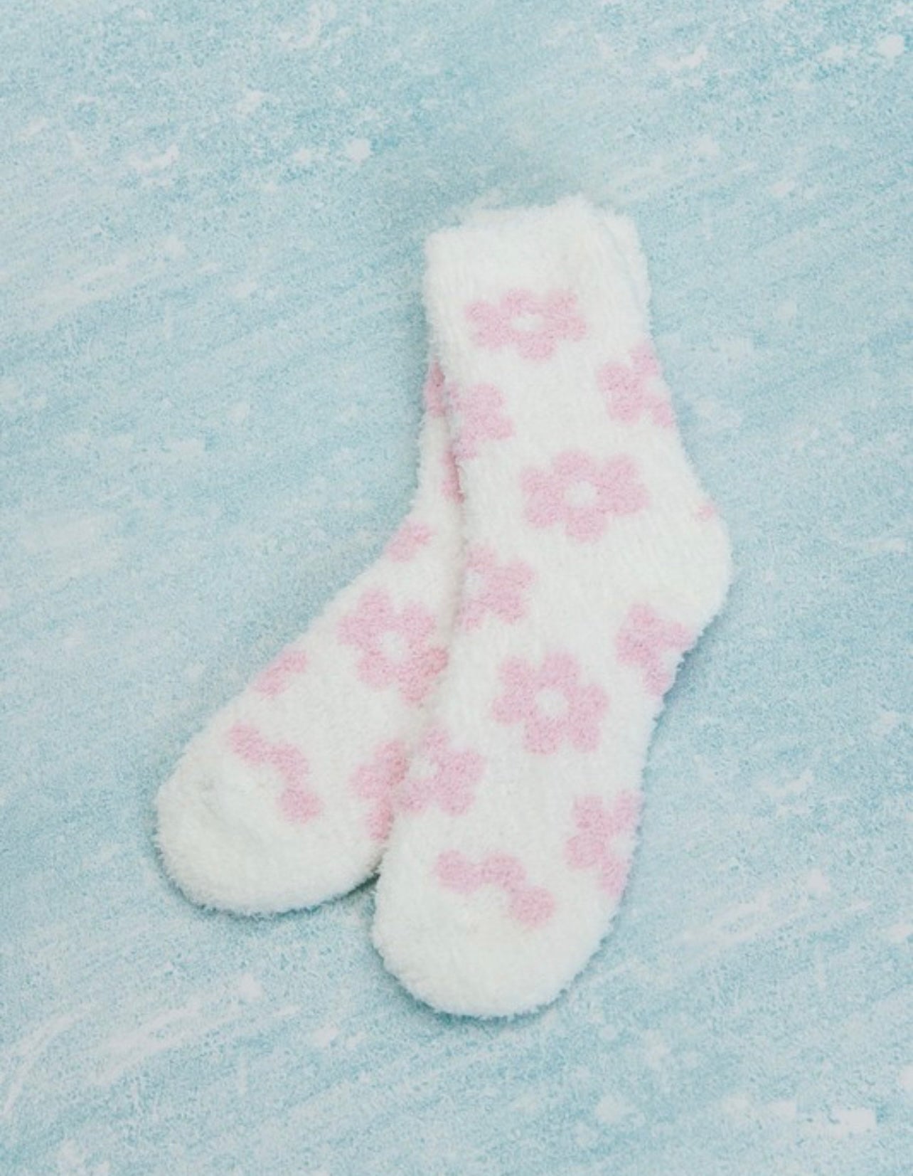 Daisy fleece warm and cozy socks