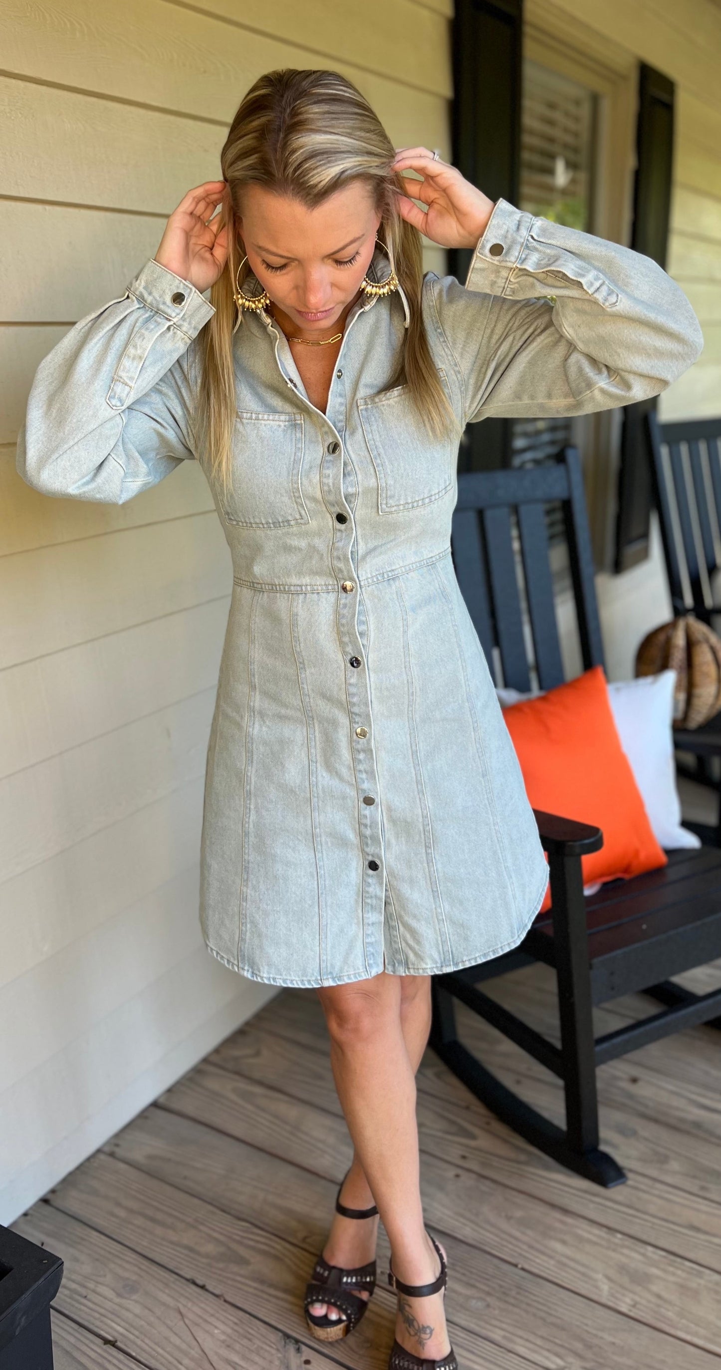 Little Darling Denim Dress