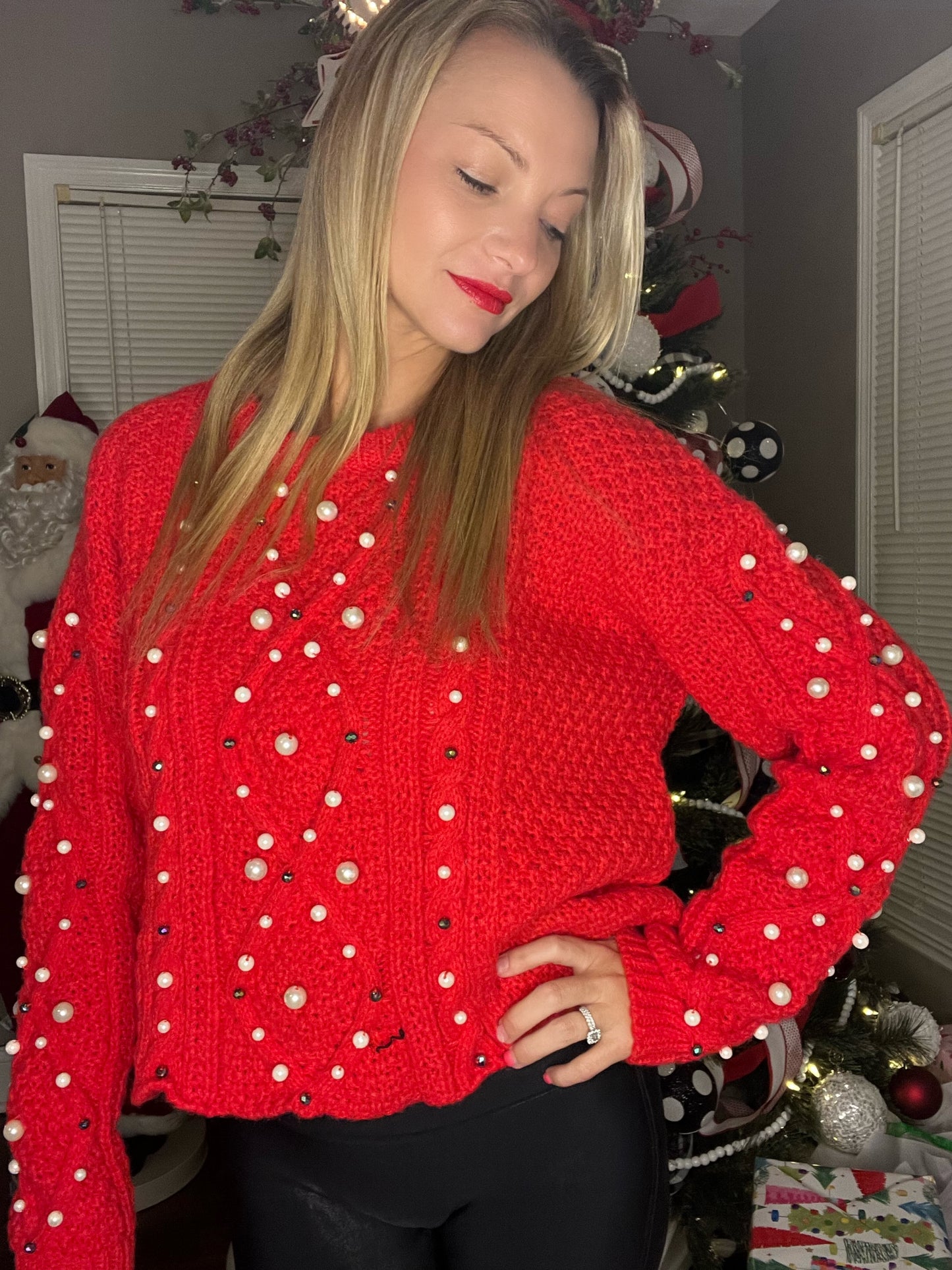 Meet me under the Mistletoe sweater