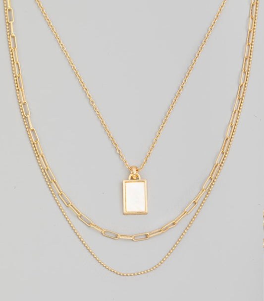 Lovely Layers Necklace with Pendant