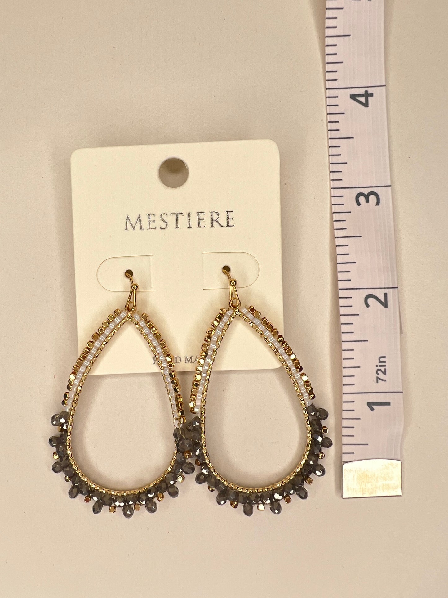 Double Take Teardrop Dangle Earrings