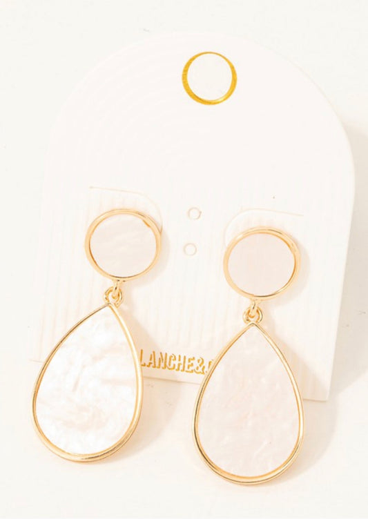 Women’s Lover earrings with Pearlescent accent