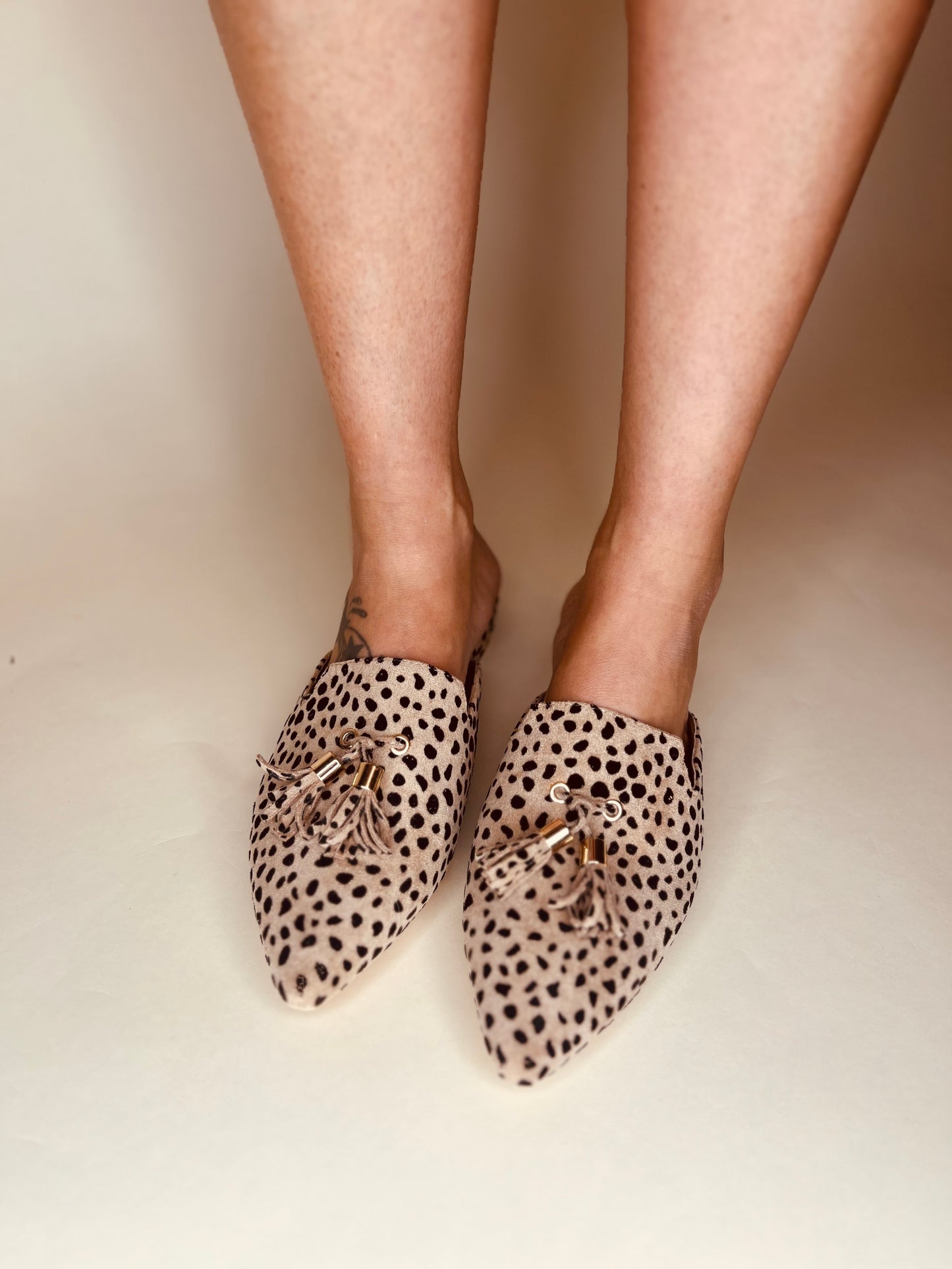 Women’s Leopard Mules Shoes