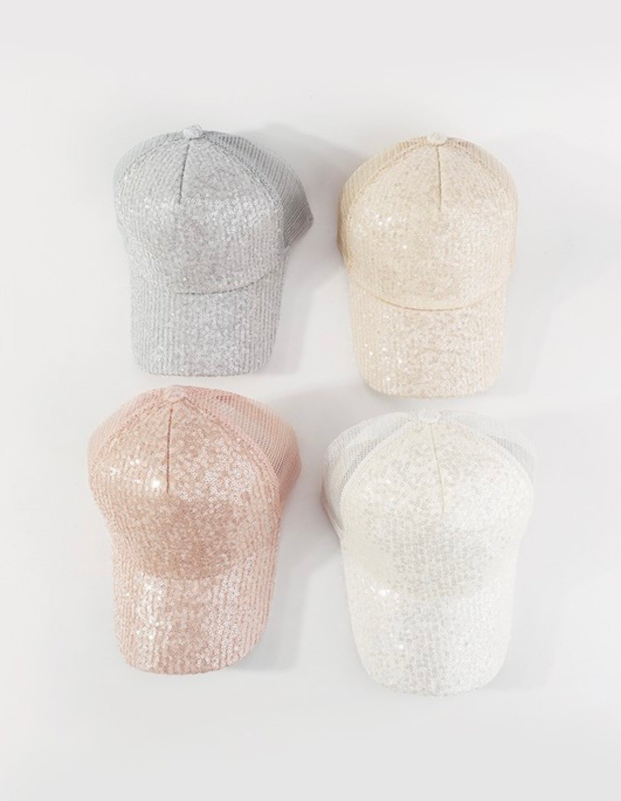 Slay the Day Shiny Sequins Baseball Cap