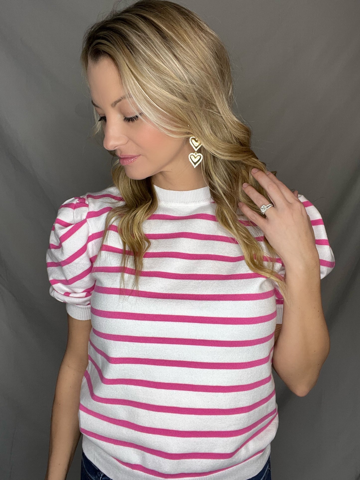 Sweet Like Candy Puff Sleeve Top