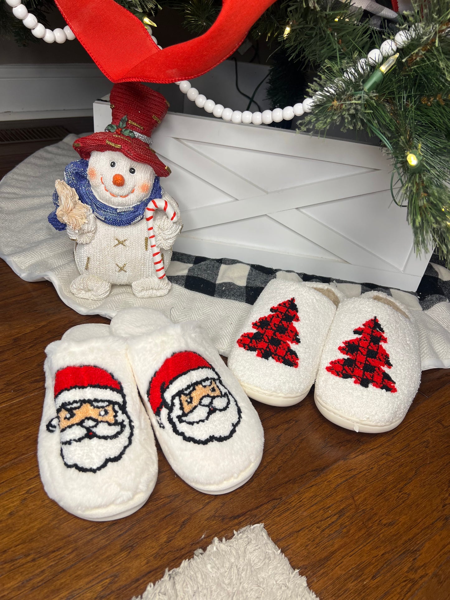 Women’s Christmas Tree Slippers