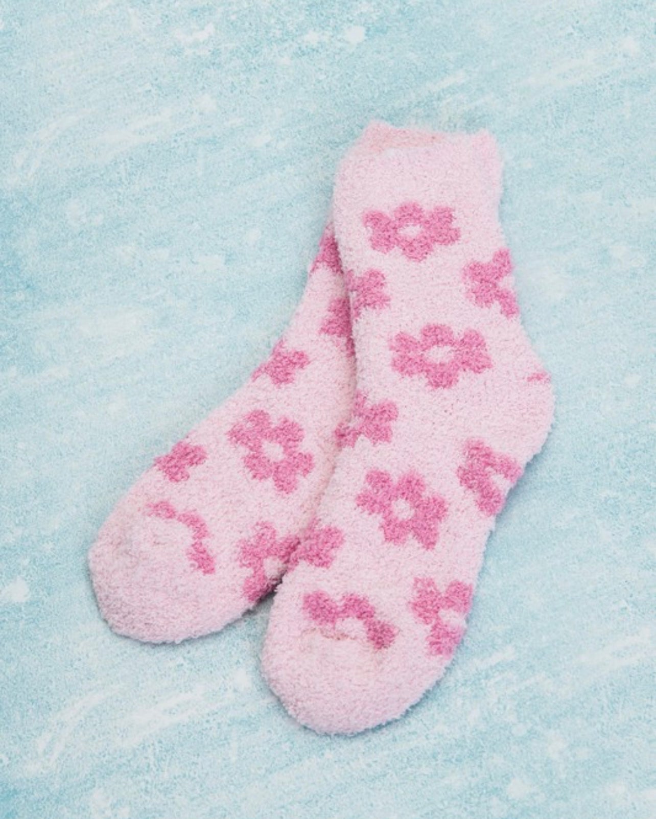 Daisy fleece warm and cozy socks