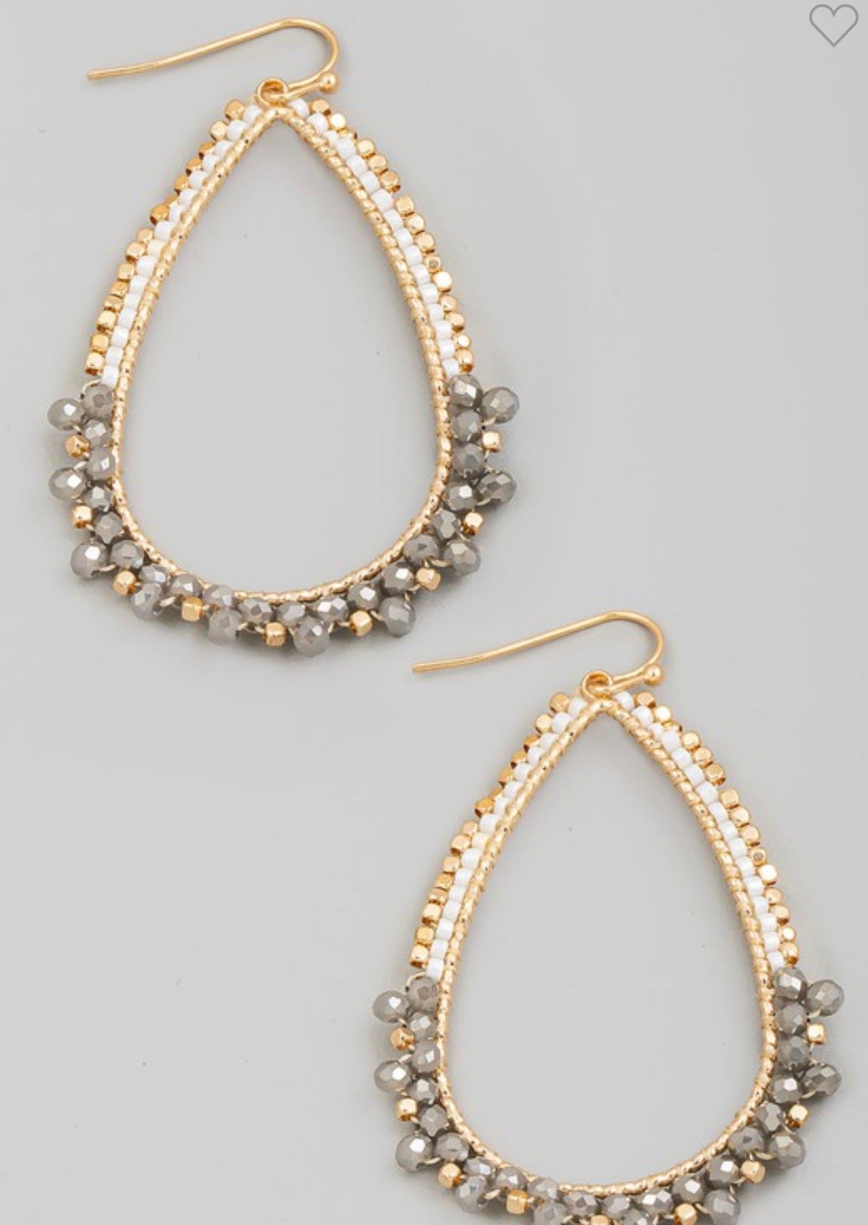 Double Take Teardrop Dangle Earrings