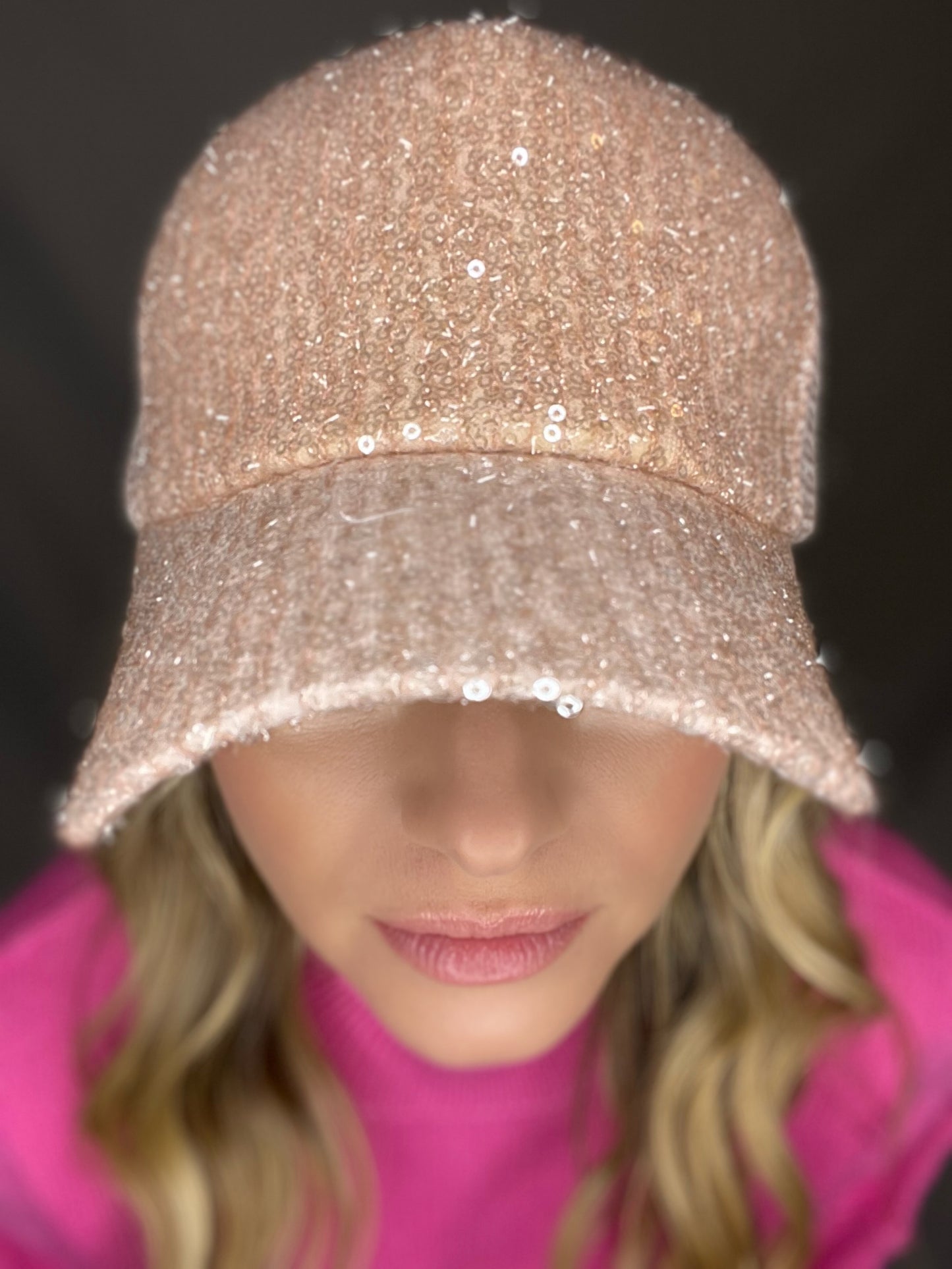 Slay the Day Shiny Sequins Baseball Cap