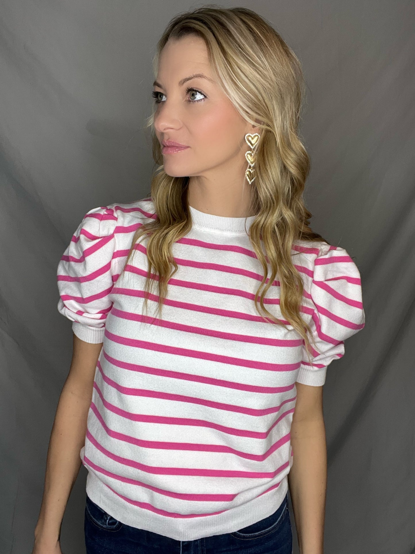 Sweet Like Candy Puff Sleeve Top