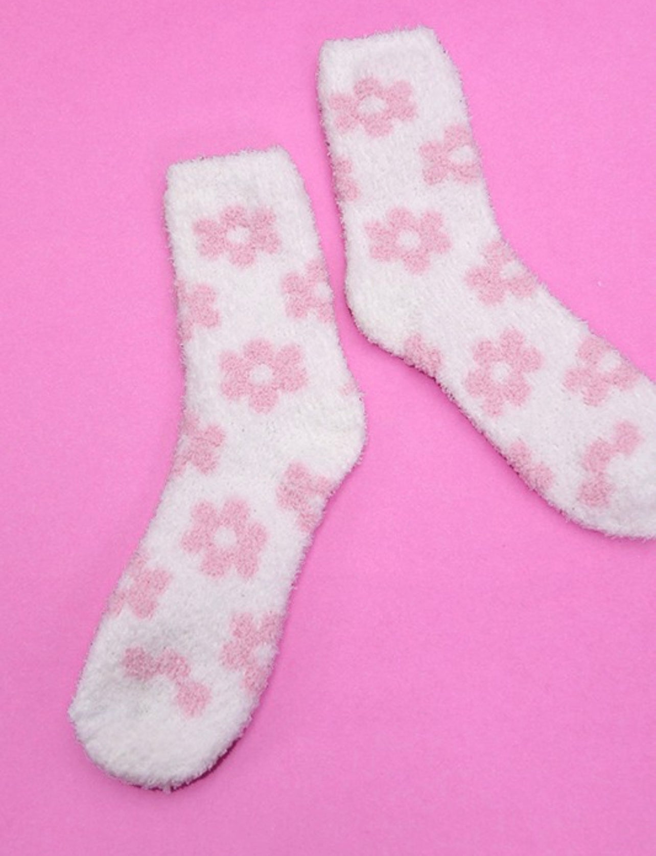 Daisy fleece warm and cozy socks