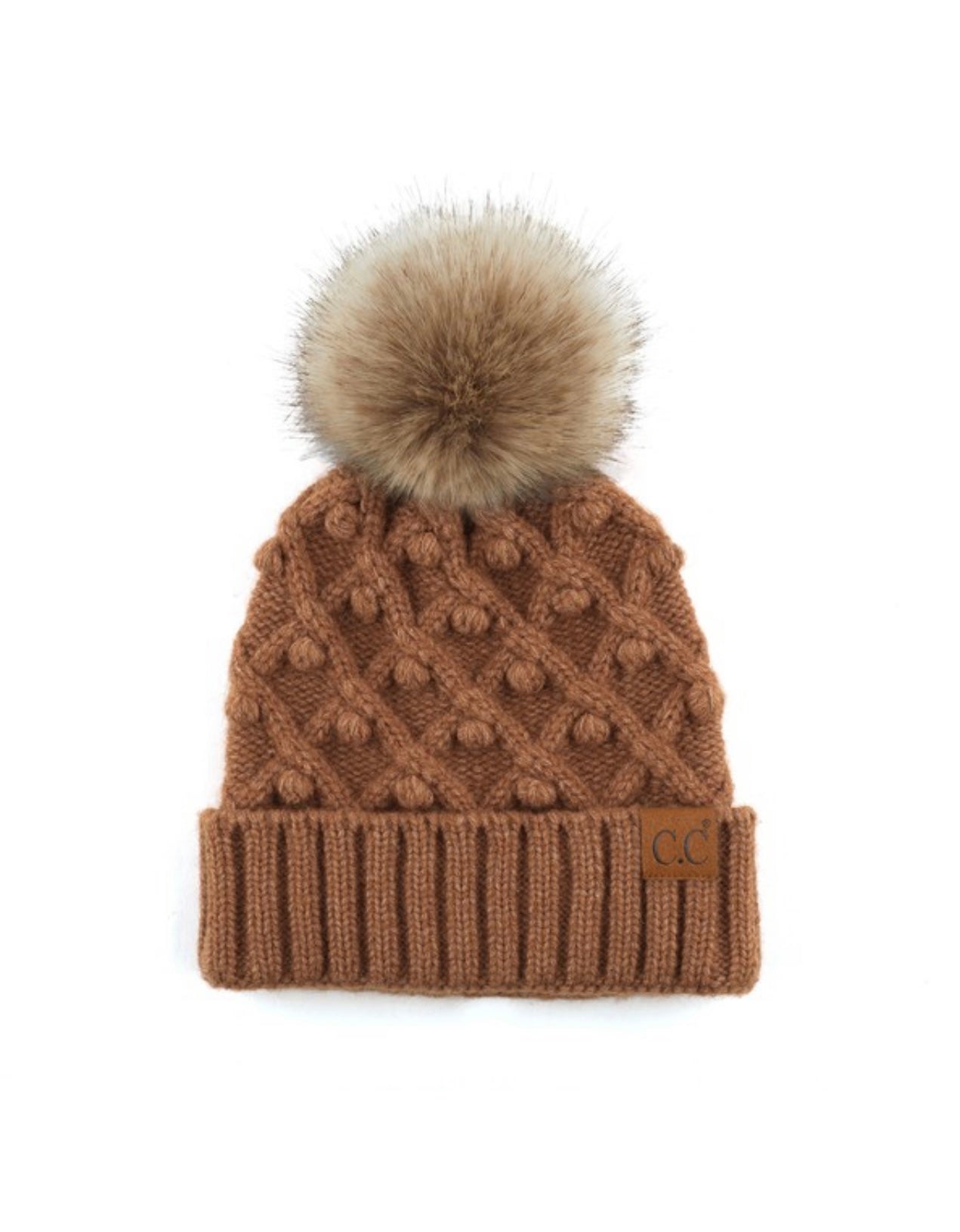 CC Crafted Pom Detail beanie