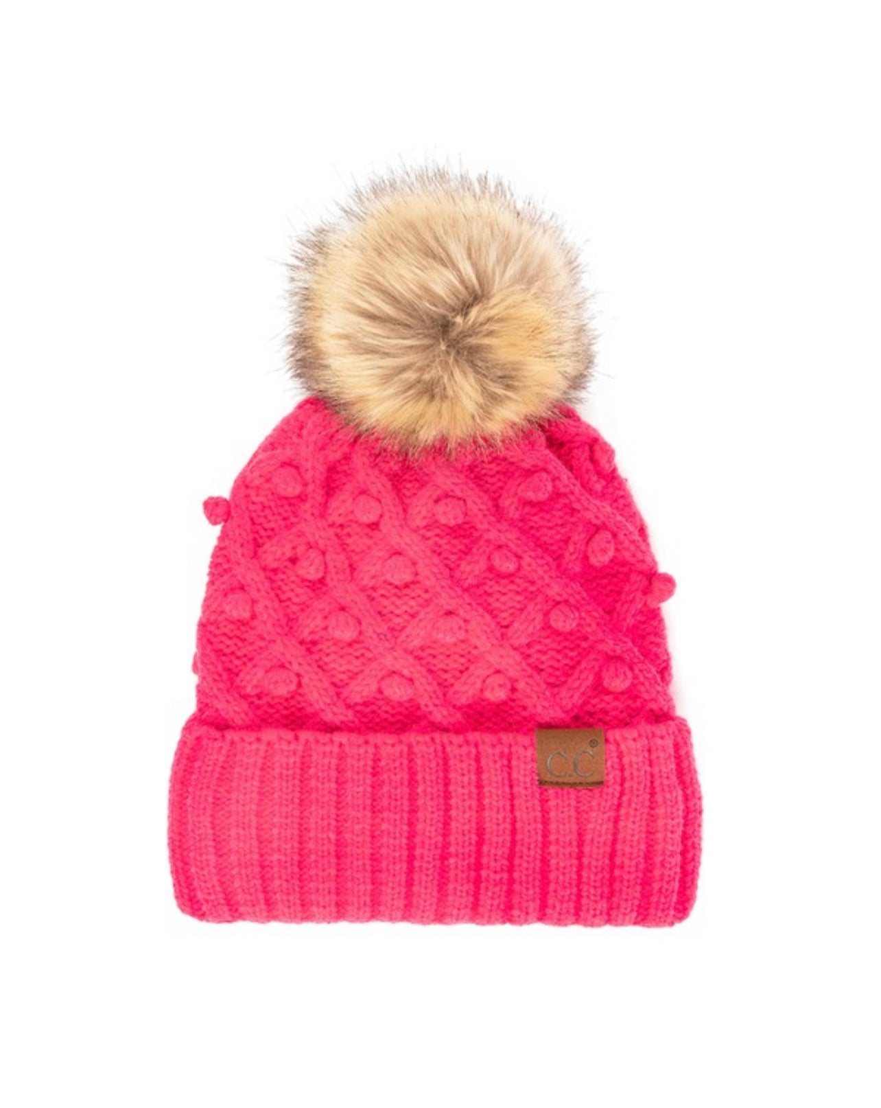 CC Crafted Pom Detail beanie